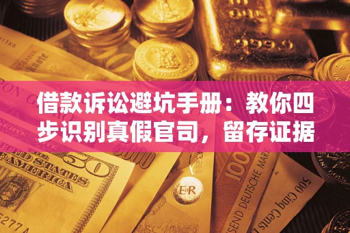 济南借款诉讼避坑手册：教你四步识别真假官司，留存证据不踩雷