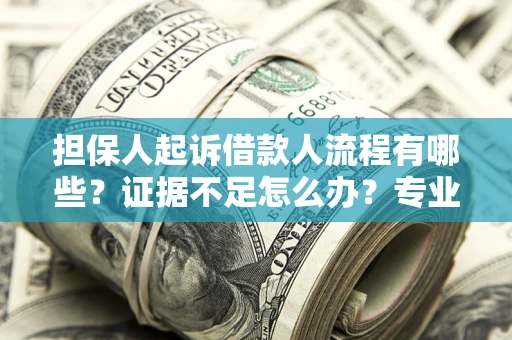 济南担保人起诉借款人流程有哪些？证据不足怎么办？专业律师解答