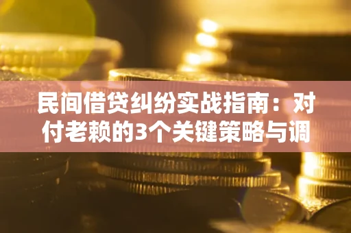 济南民间借贷纠纷实战指南：对付老赖的3个关键策略与调解盲区解析