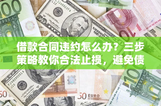 济南借款合同违约怎么办？三步策略教你合法止损，避免债务危机升级